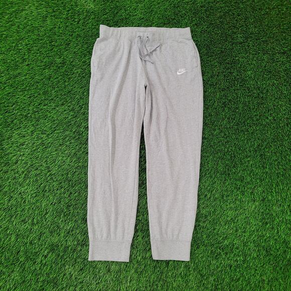NIKE Swoosh Pants S/M Heathered-Gray Sweatpants - Picture 2 of 16
